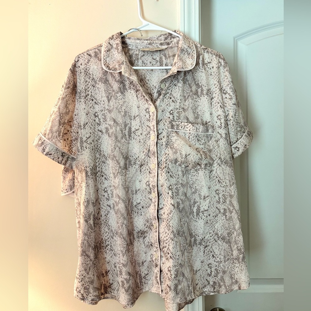 Loft Satin Pajama Set